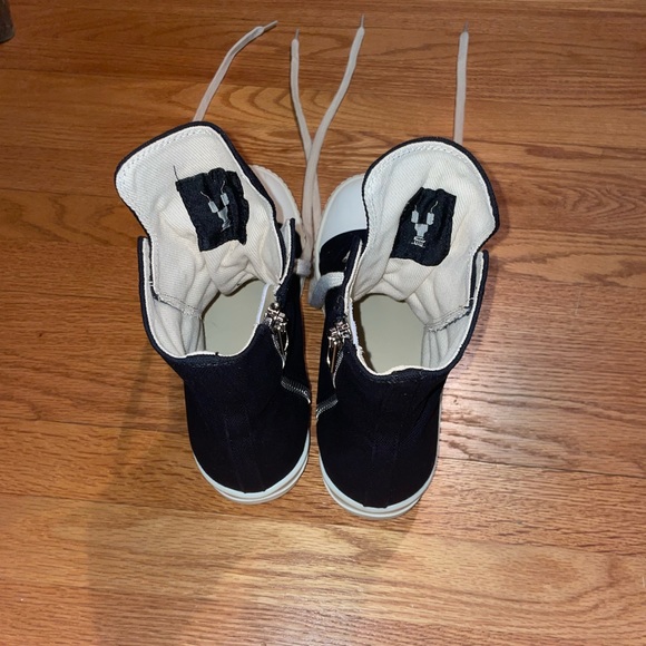 Rick Owens DRKSHDW Canvas Ramones 43 - Picture 4 of 8